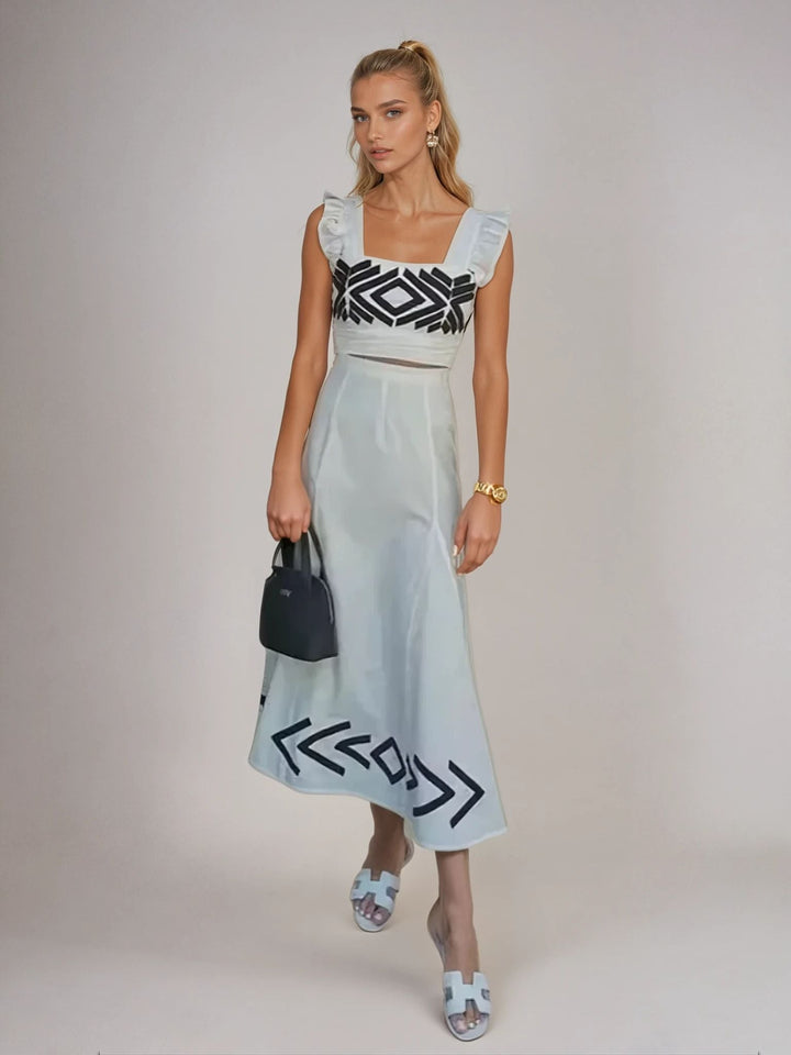 Cristeta | Skirt and Top Set