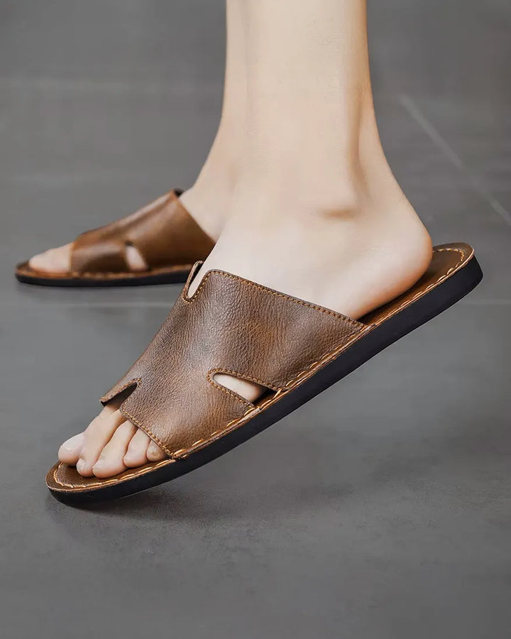 Salerno | Genuine Leather Slides