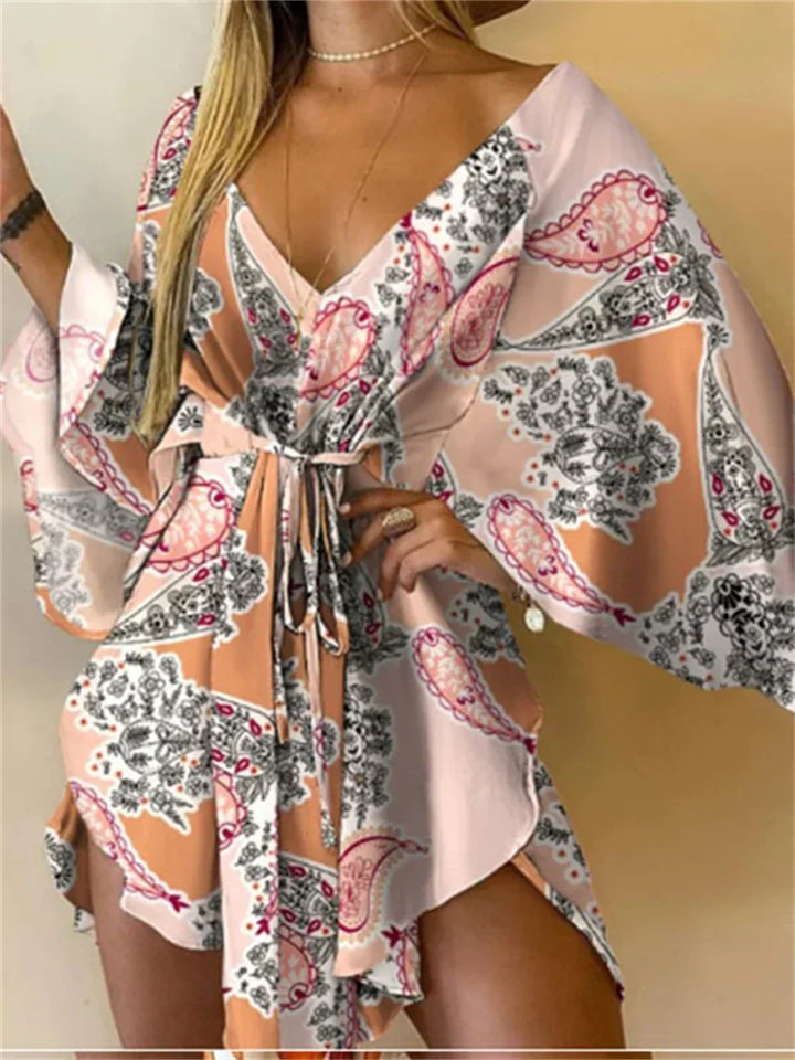 Daisy | Floral V-Neck Boho Dress