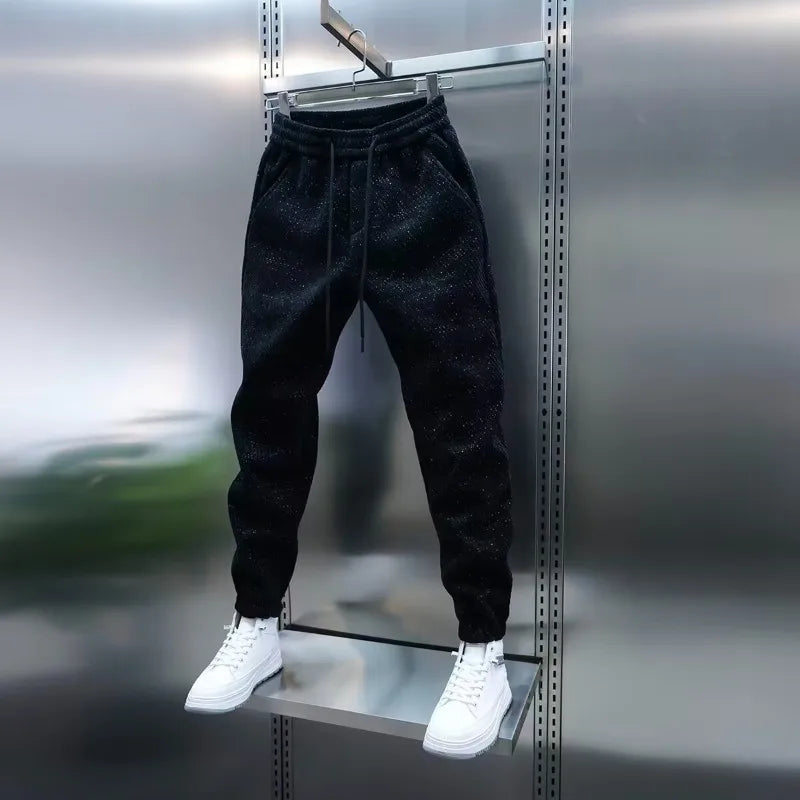 Brace | Cotton Joggers with Stripe Detail