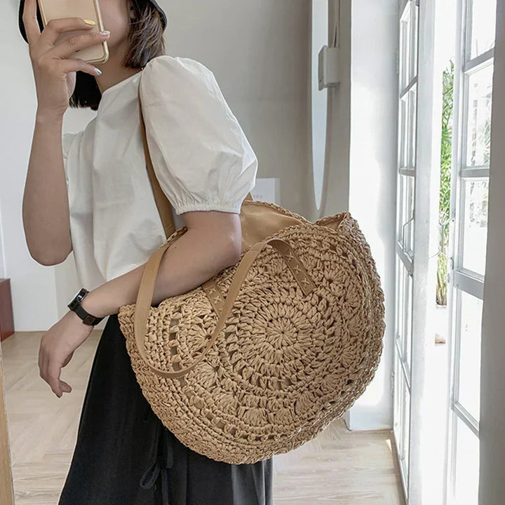 Mia | Multi-functional Straw Crossbody Bag