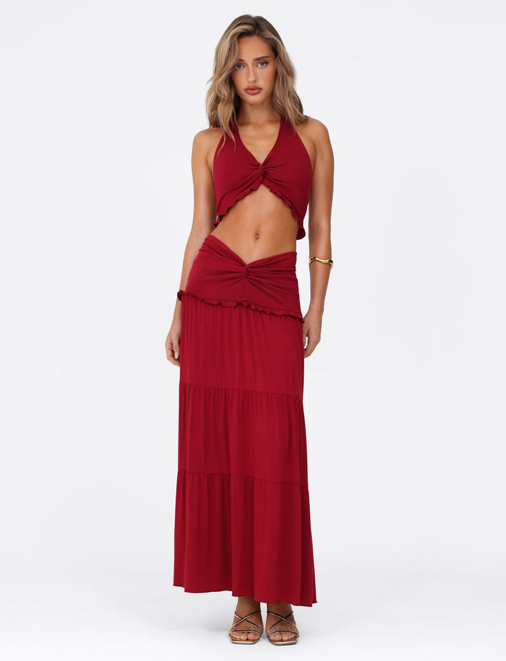 Solea | Twist Waist Maxi Set