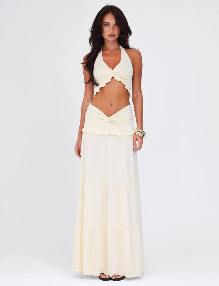 Solea | Twist Waist Maxi Set