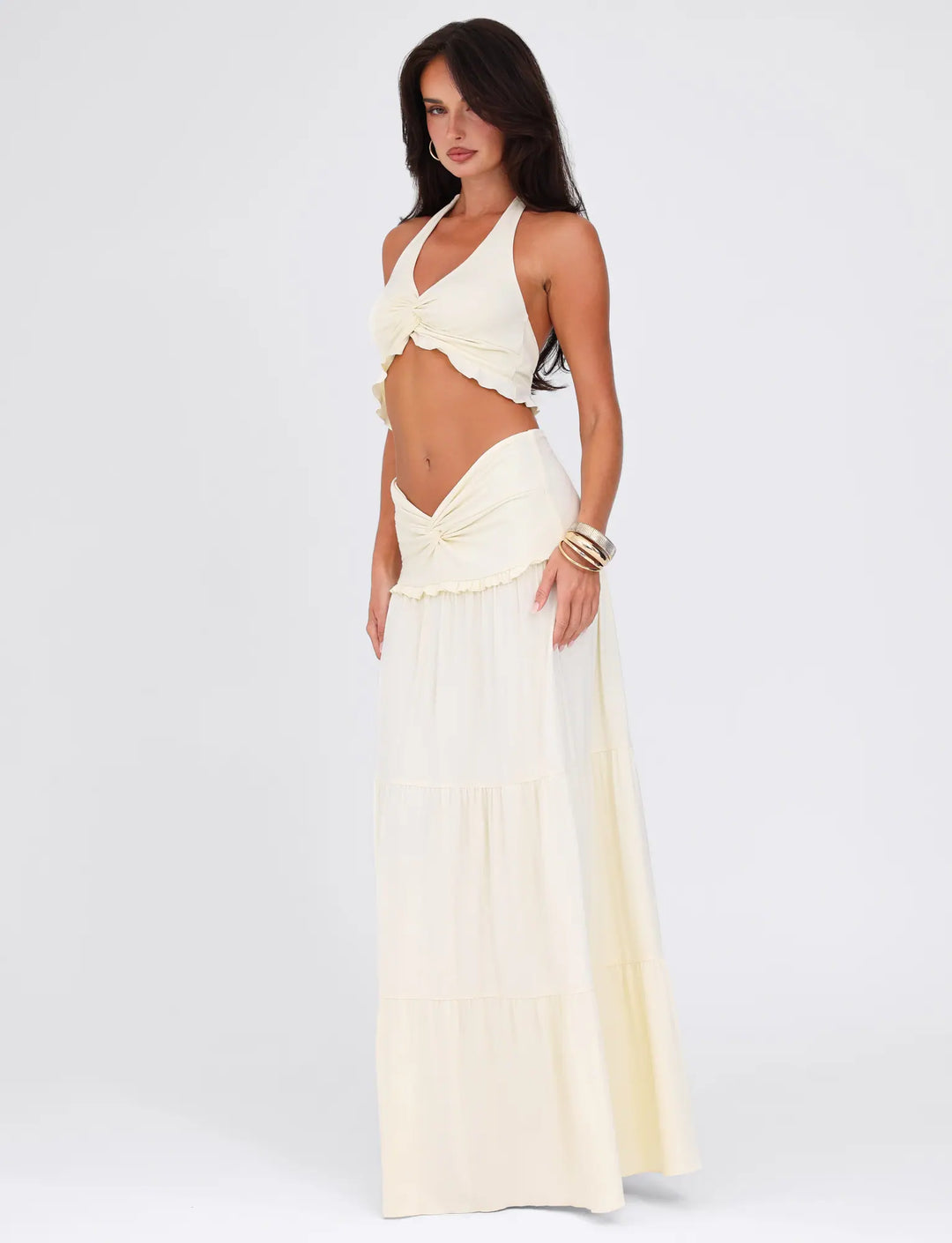 Solea | Twist Waist Maxi Set