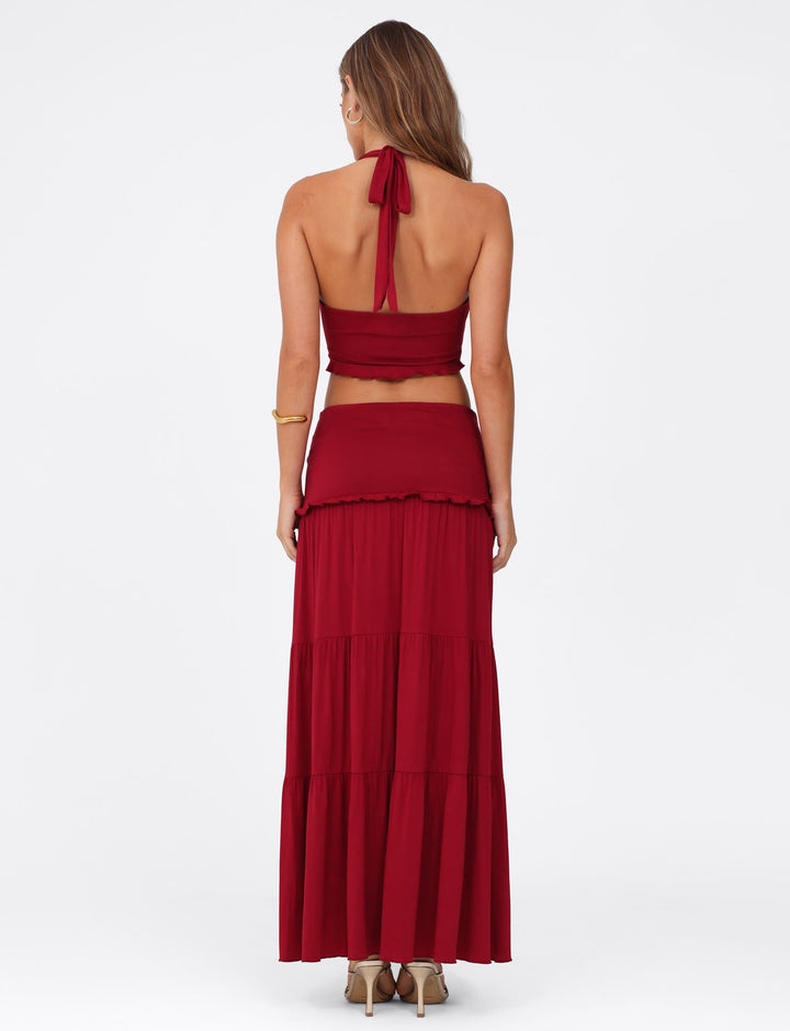 Solea | Twist Waist Maxi Set