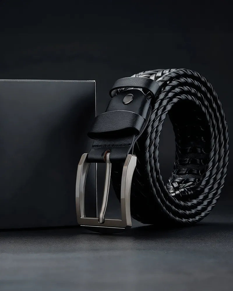 Henry | Braided Cowhide Belt