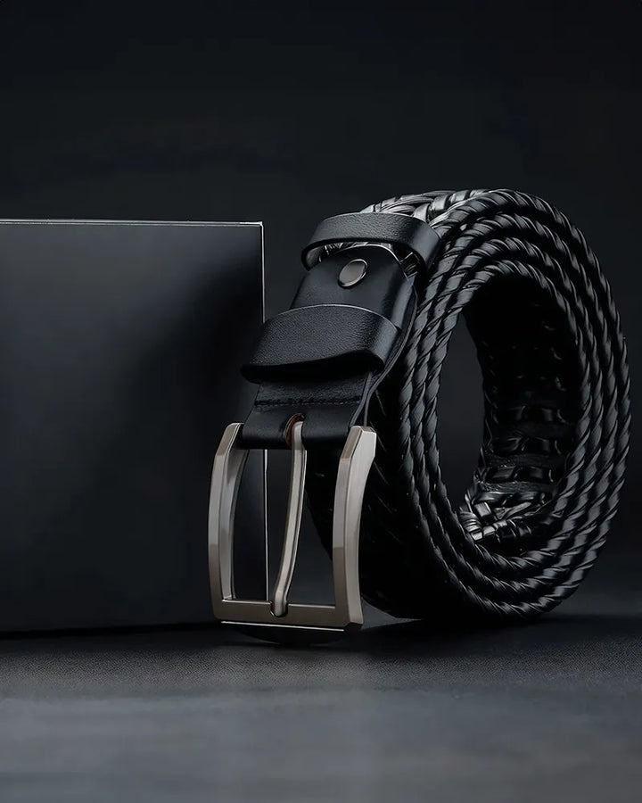 Henry | Braided Cowhide Belt