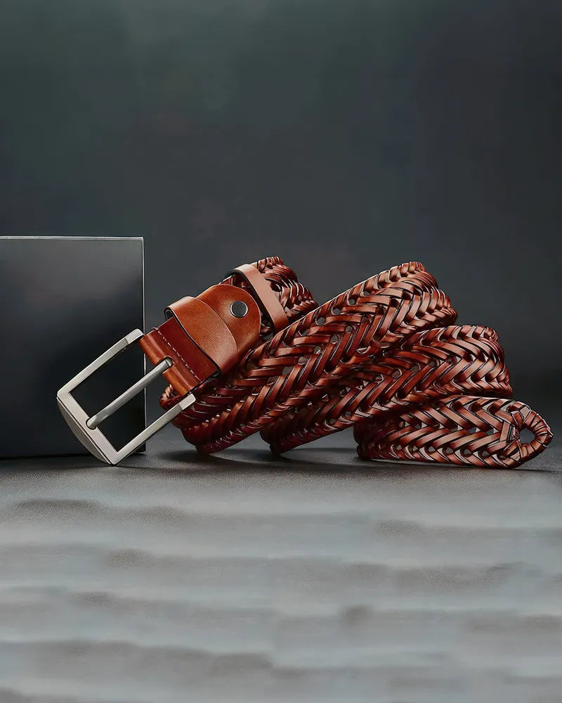 Henry | Braided Cowhide Belt