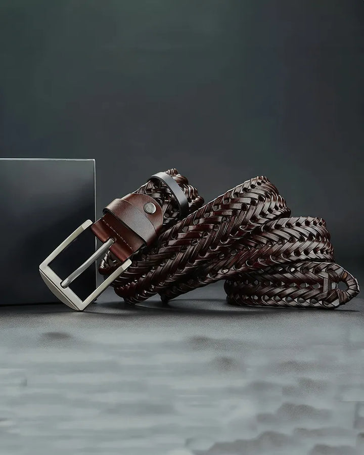 Henry | Braided Cowhide Belt