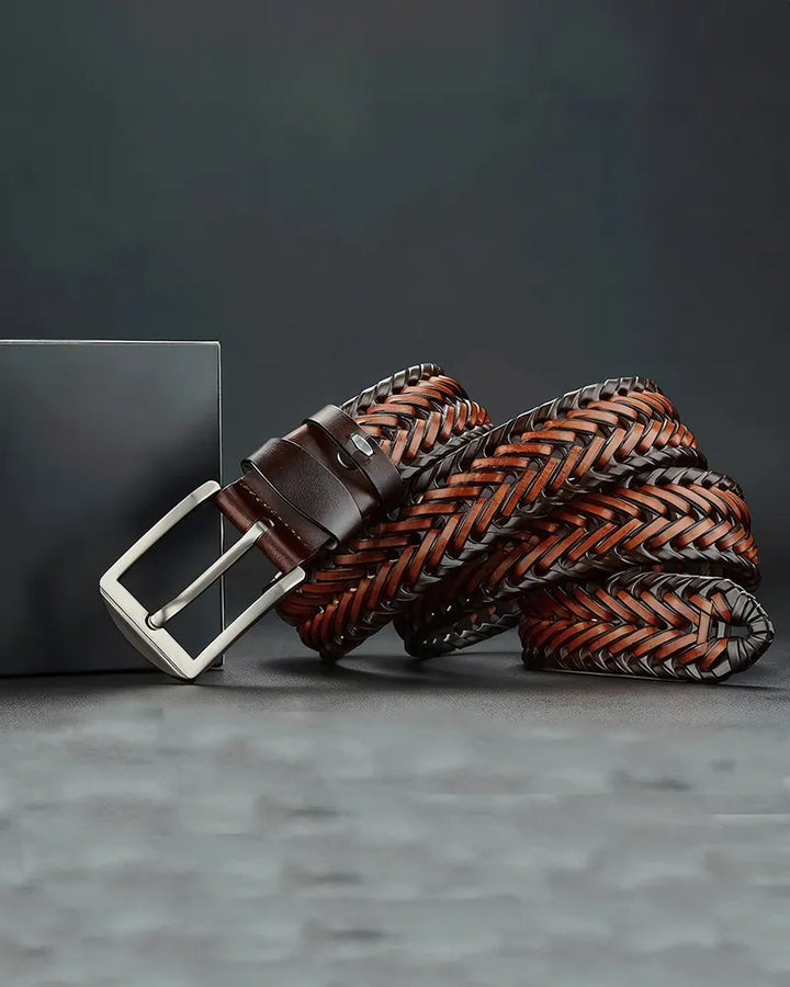 Henry | Braided Cowhide Belt
