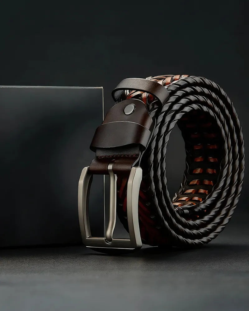Henry | Braided Cowhide Belt
