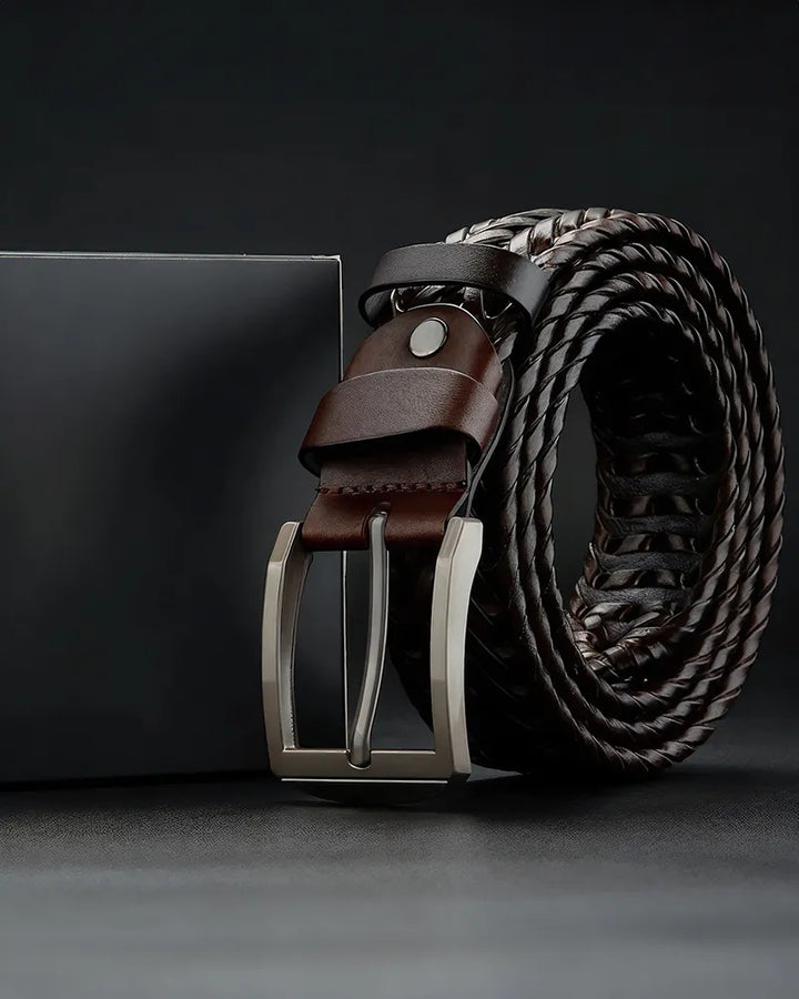 Henry | Braided Cowhide Belt