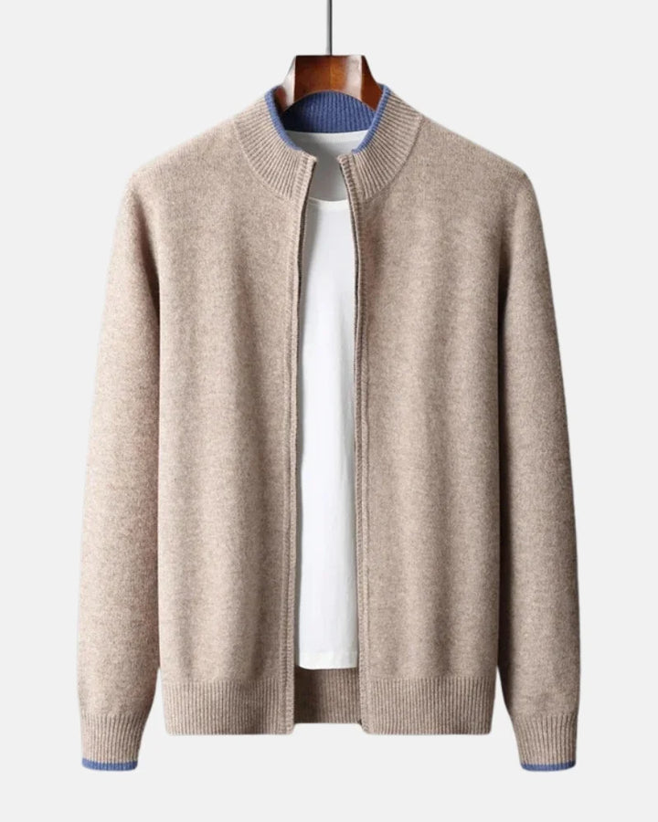 Liam | Cashmere Zip Jacket