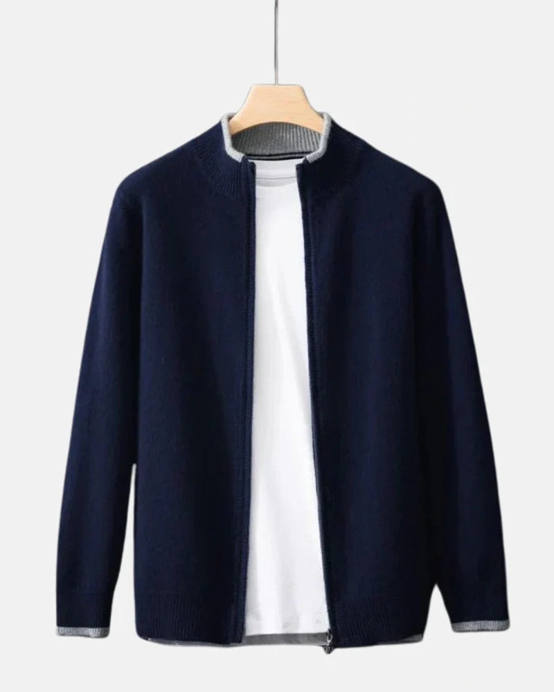Liam | Cashmere Zip Jacket