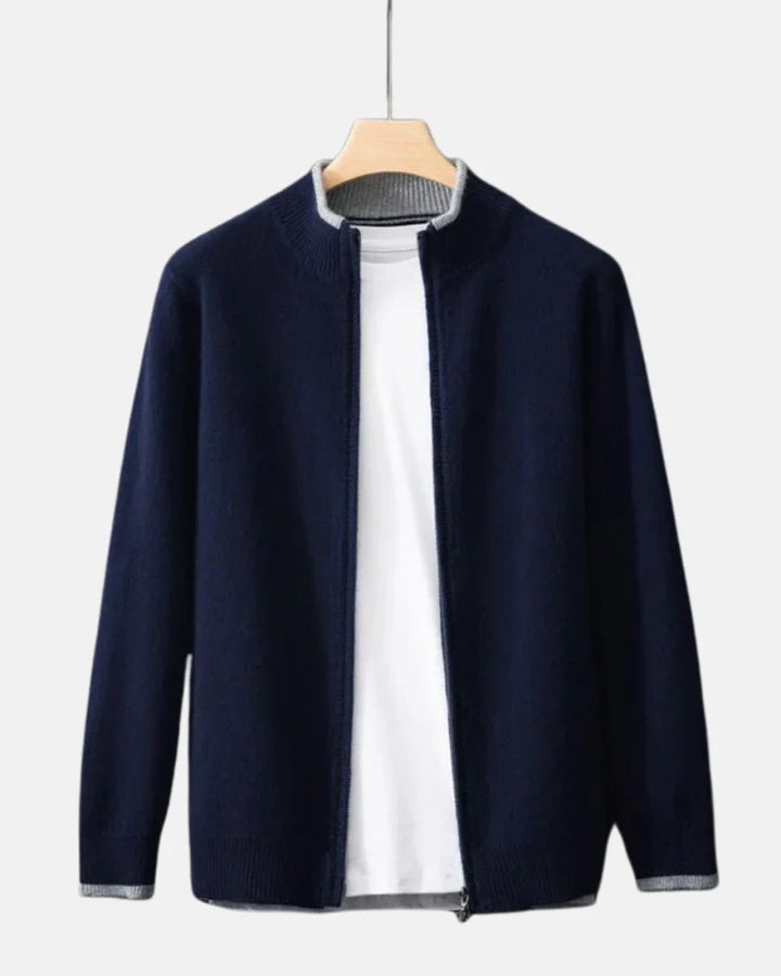 Liam | Cashmere Zip Jacket