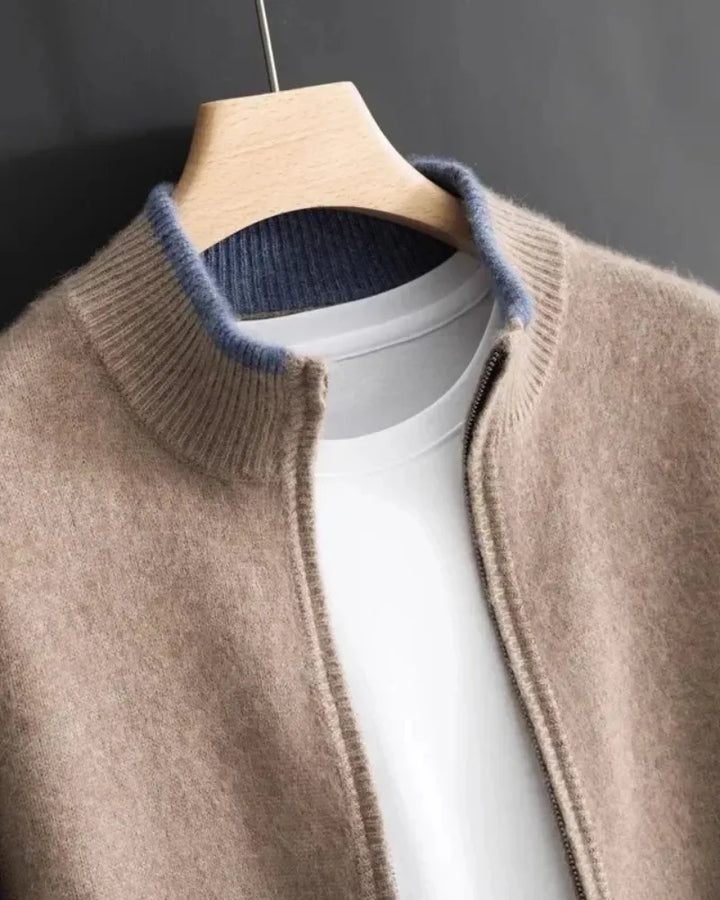 Liam | Cashmere Zip Jacket
