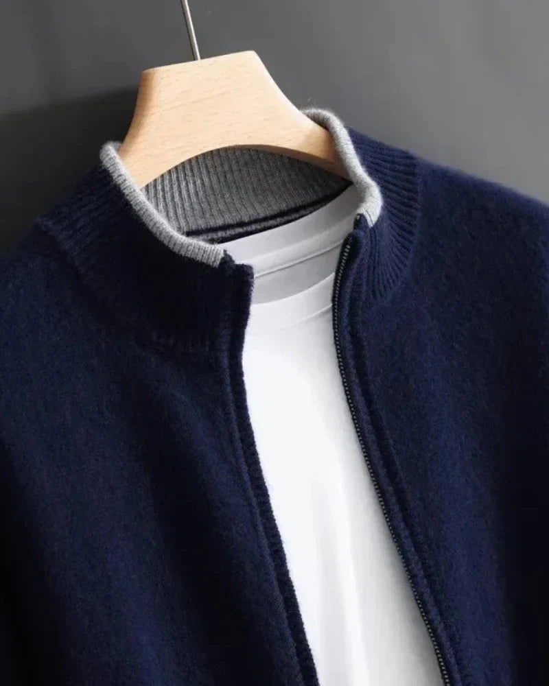 Liam | Cashmere Zip Jacket