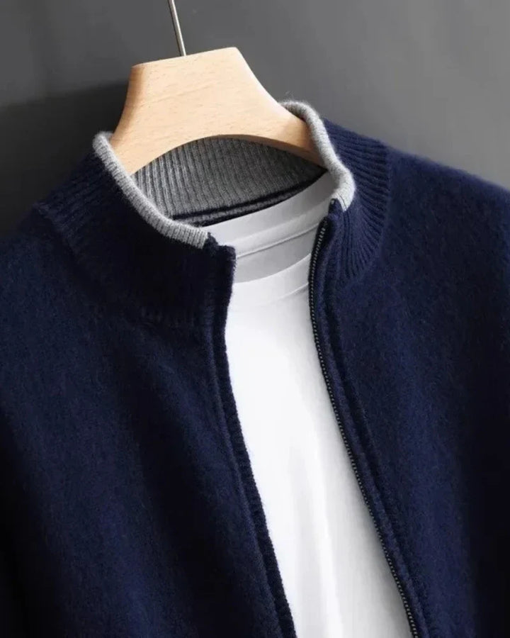 Liam | Cashmere Zip Jacket
