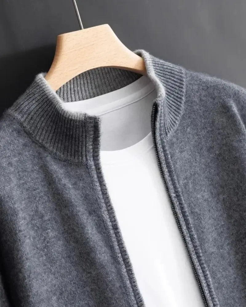 Liam | Cashmere Zip Jacket