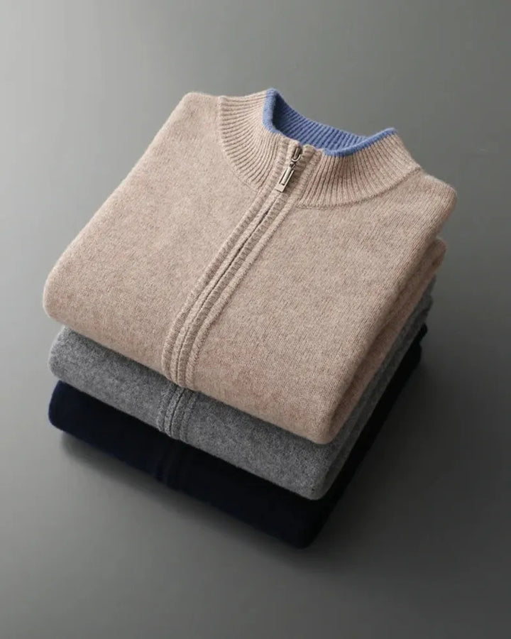 Liam | Cashmere Zip Jacket
