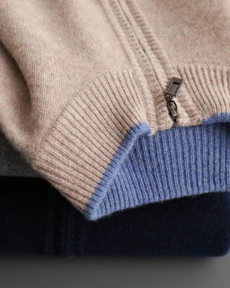 Liam | Cashmere Zip Jacket