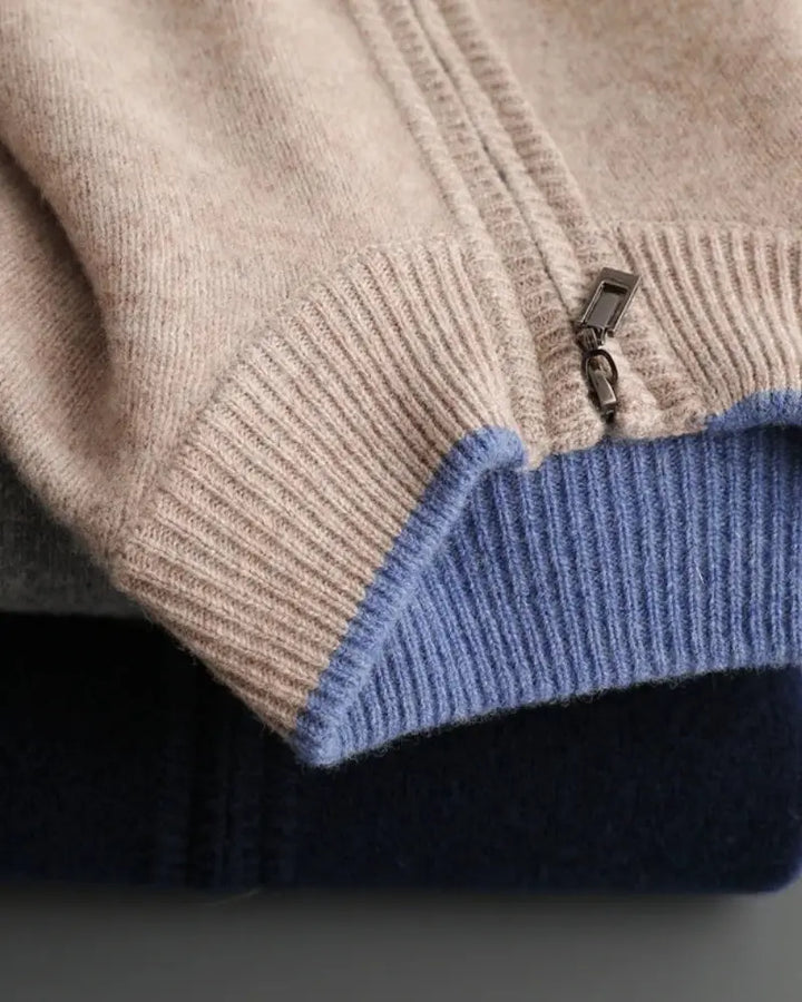 Liam | Cashmere Zip Jacket