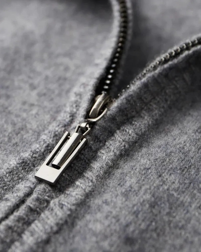 Liam | Cashmere Zip Jacket
