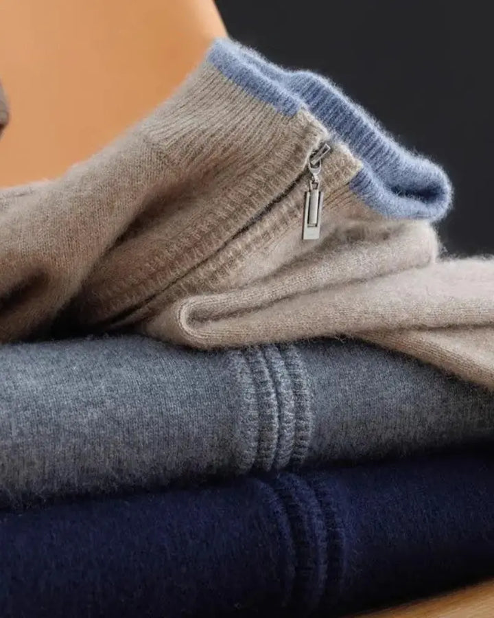 Liam | Cashmere Zip Jacket