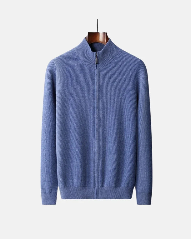 Charles | Cashmere Zip Sweater