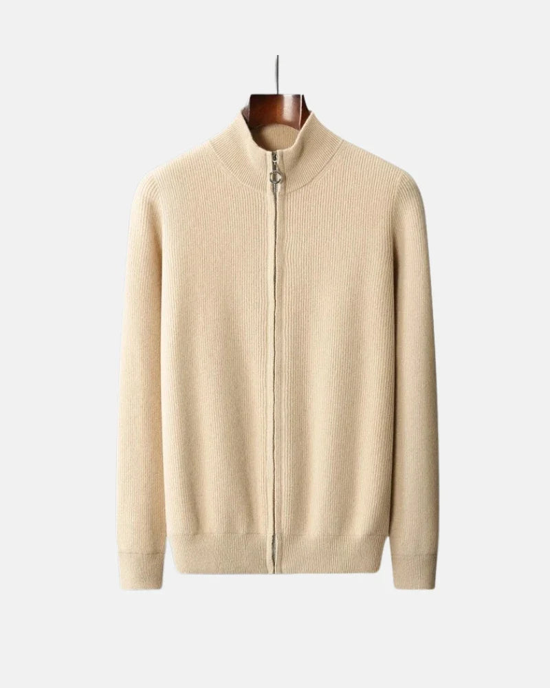 Charles | Cashmere Zip Sweater