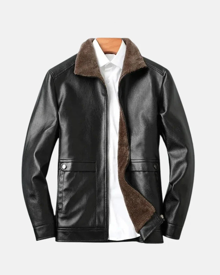 Leandro Cazal | Leather Jacket