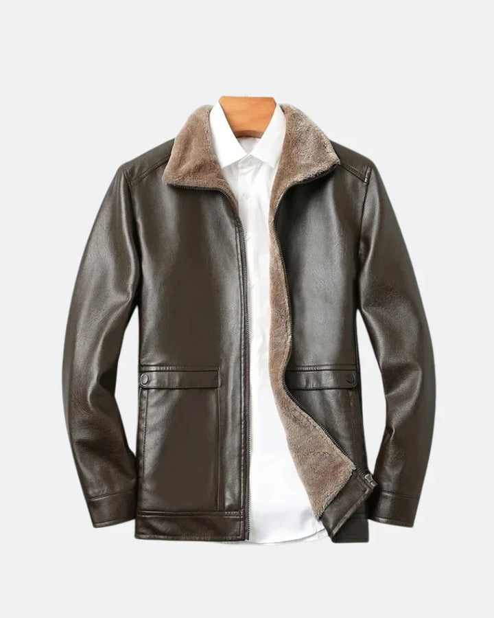 Leandro Cazal | Leather Jacket