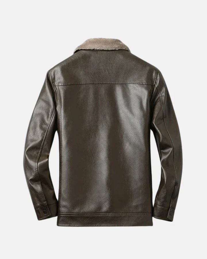Leandro Cazal | Leather Jacket