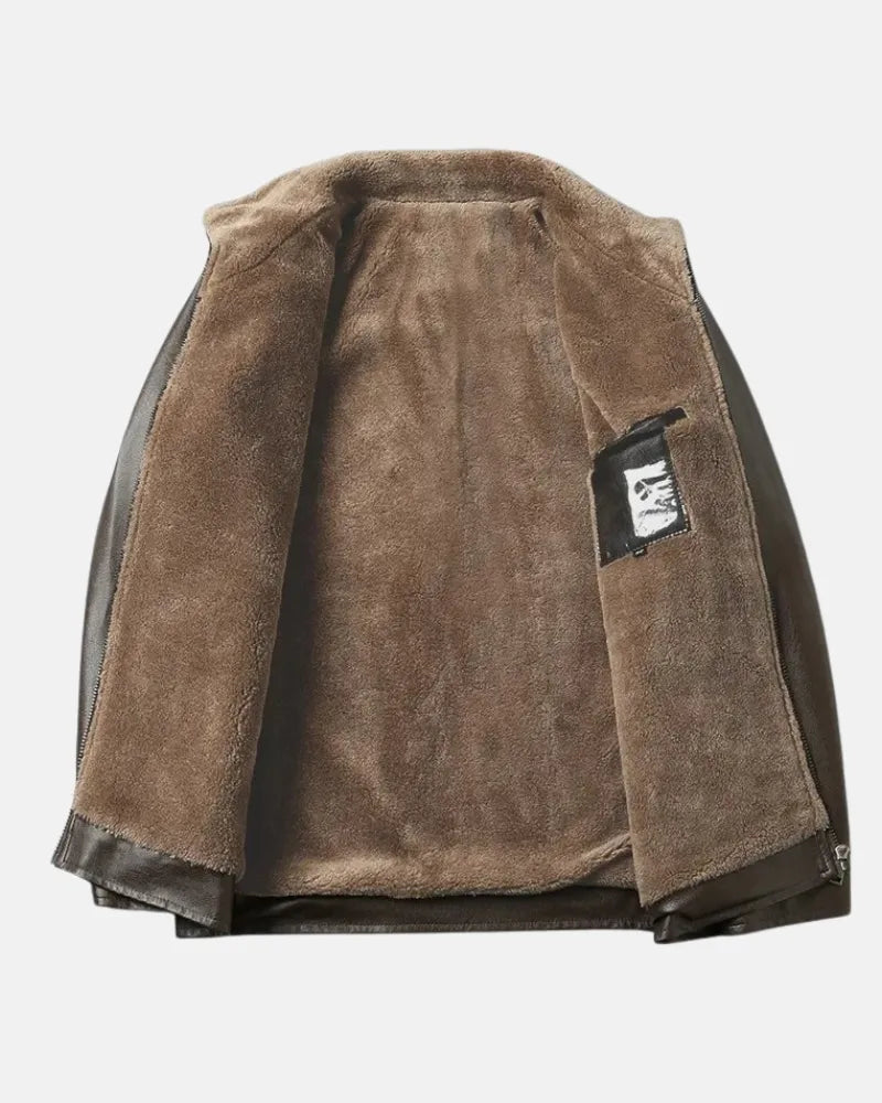Leandro Cazal | Leather Jacket