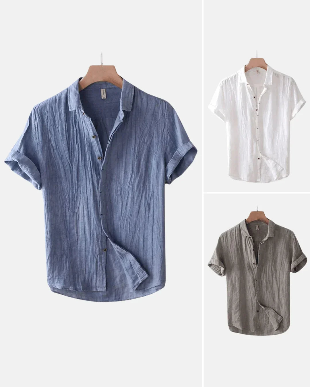 Lucas | Larvotto Linen Shirt