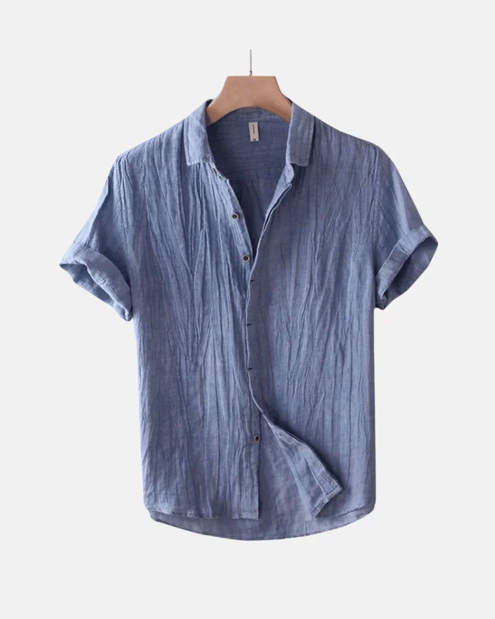 Lucas | Larvotto Linen Shirt