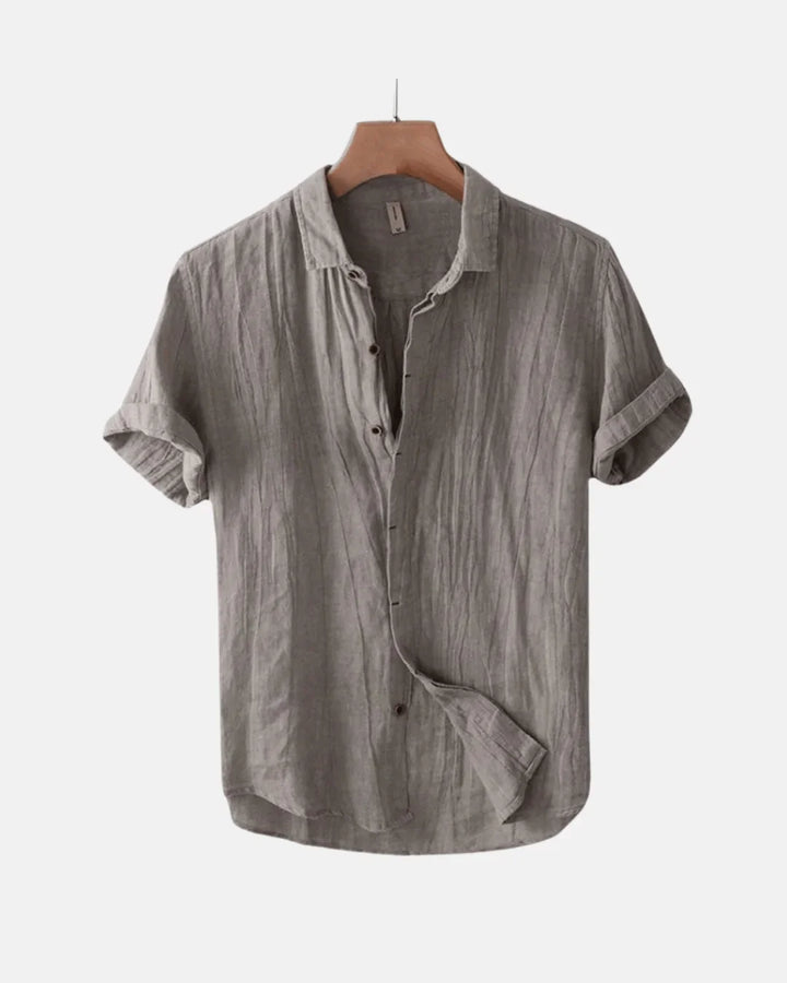 Lucas | Larvotto Linen Shirt