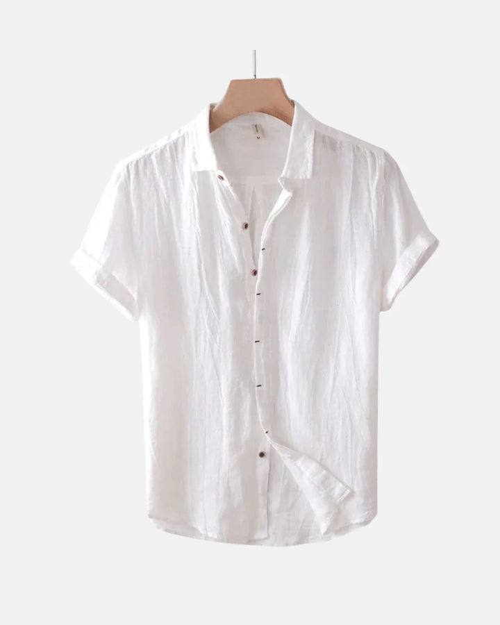 Lucas | Larvotto Linen Shirt