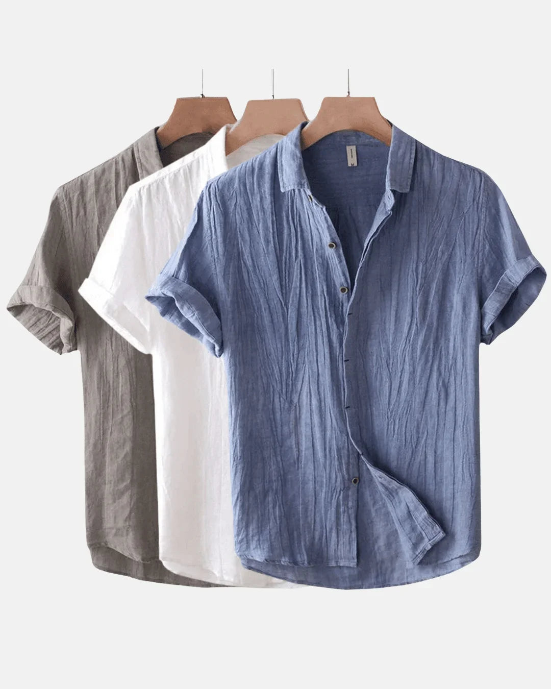 Lucas | Larvotto Linen Shirt