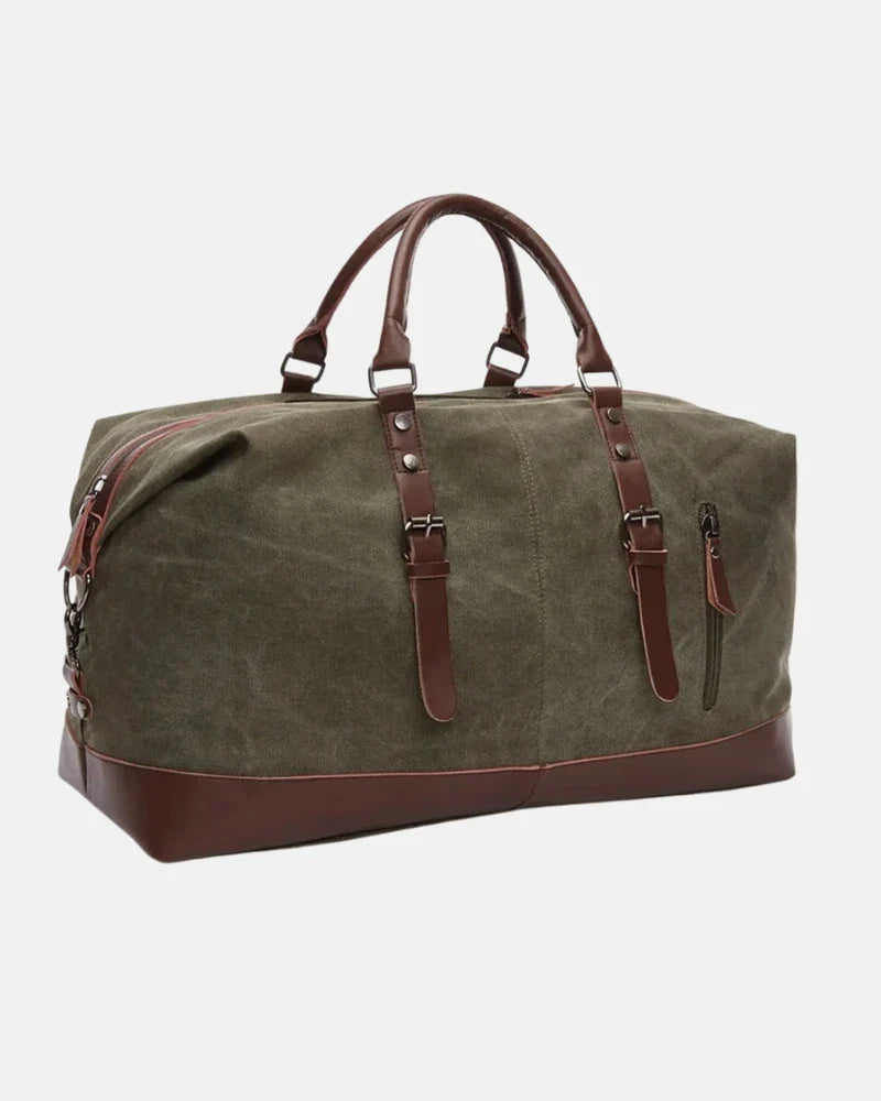 Canvas | Leather-Trimmed Weekender