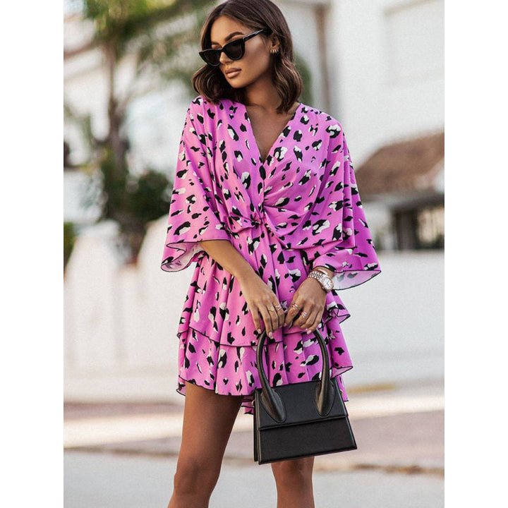 Valeria | Boho Floral Mini Dress