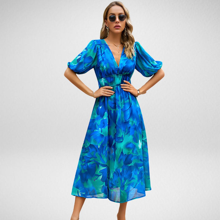 Dhalia | Charming V-Neckline Dress