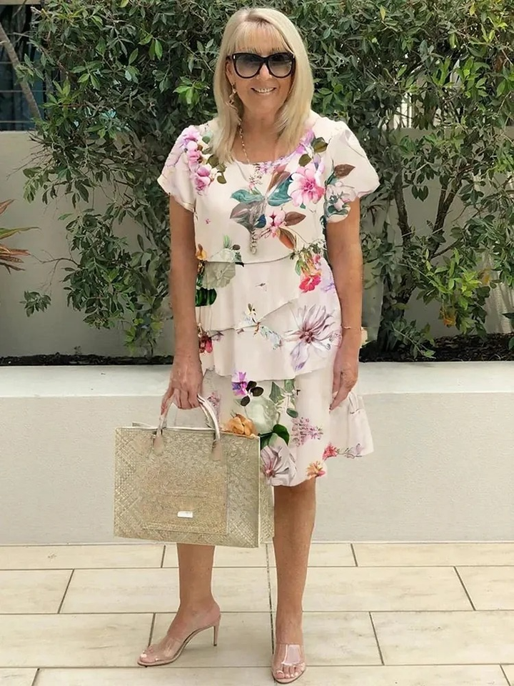 Jimena | Elegant Graphic Dress
