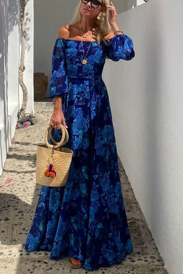 Penelope | Floral Off-Shoulder Maxi Dress