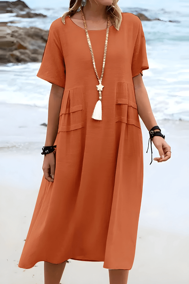 Elora | Summer Linen Dress