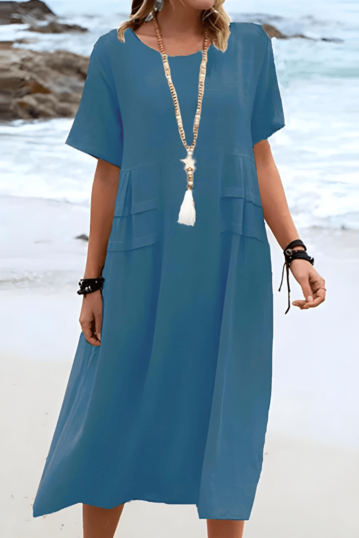 Elora | Summer Linen Dress