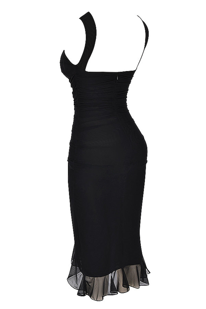 Reema | Ruffle Midi Dress