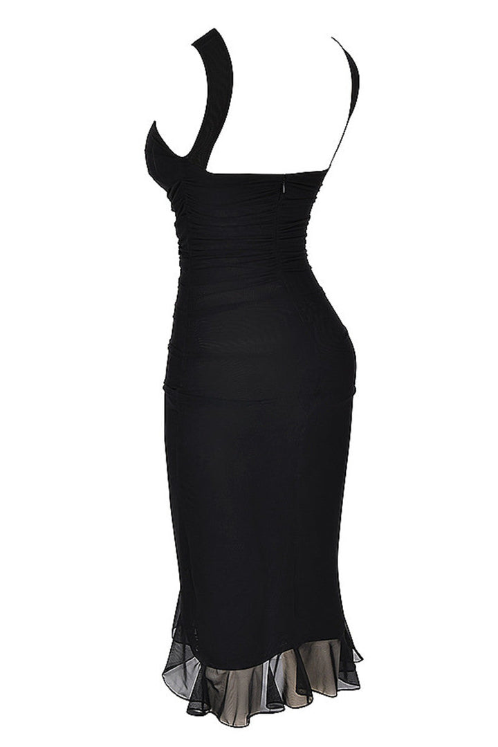 Reema | Ruffle Midi Dress