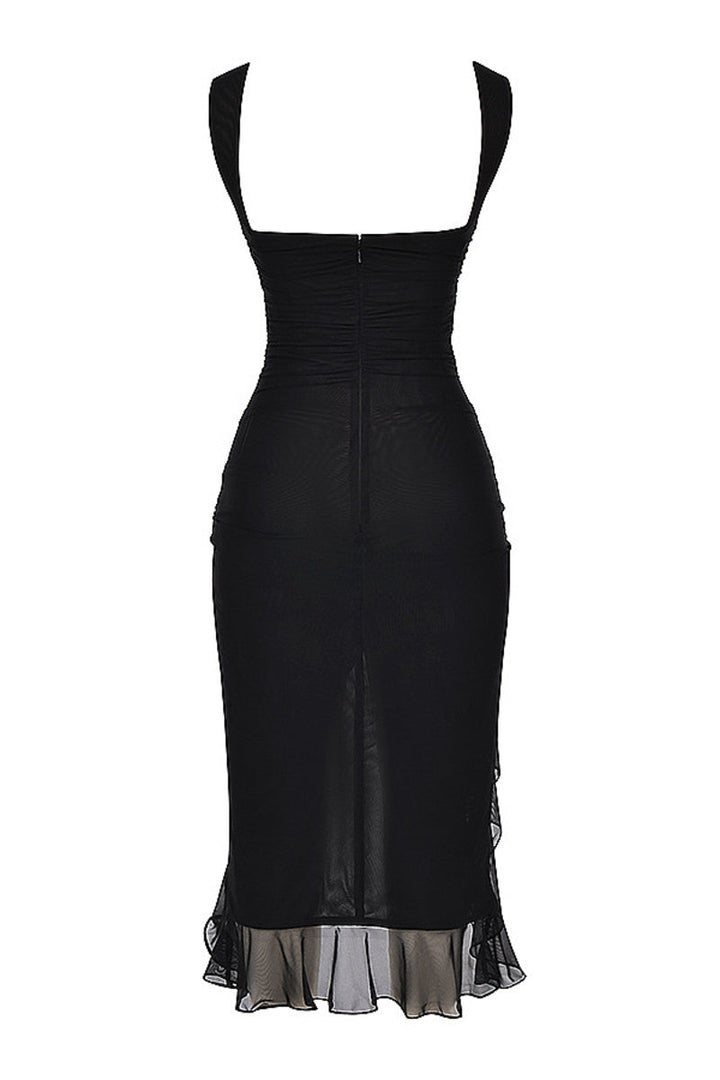 Reema | Ruffle Midi Dress