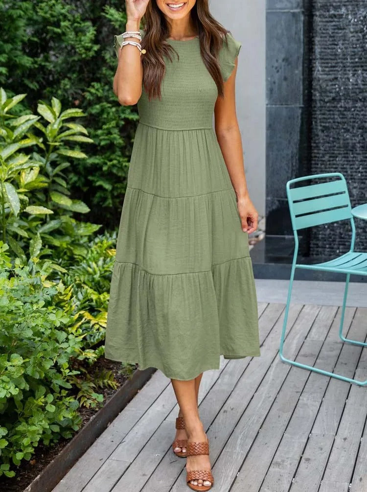 Amalia | Sophisticated Belly-Covering Dress